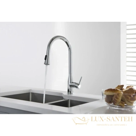 смеситель timo saona 2336/00fl для кухни, хром