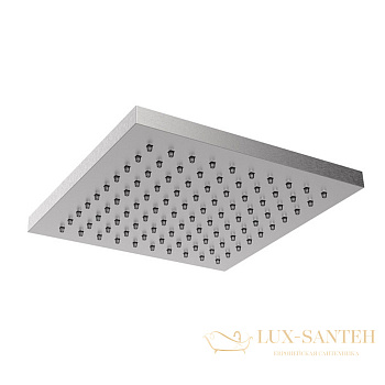 верхний душ 200 мм, almar 316 collection, e044209.316, без кронштейна, нержавеющая сталь брашированная