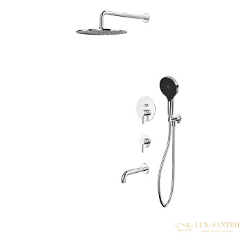 душевая система для ванны скрытого монтажа whitecross y, yset07topcr, хром