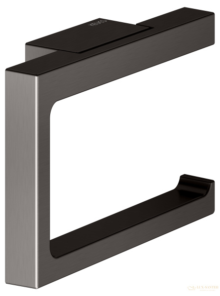держатель для туалетной бумаги keuco edition 11, 11162350000, титан черный шлифованный