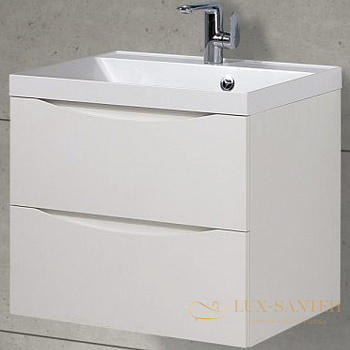 тумба под раковину belbagno marino marino-600-2c-so-bo-p 60 см подвесная, bianco opaco