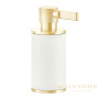 дозатор gessi inciso 58537.246, gold pvd/белый