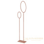 полотенцедержатель bertocci moon 147 0374 0400 напольный, розовое золото