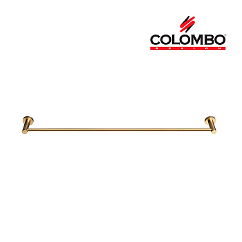 полотенцедержатель colombo design plus w4912.om 83 см, золото шлифованное