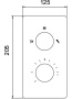 смеситель rgw shower panels 21140542-11 для душа с термостатом sp-42-01, хром