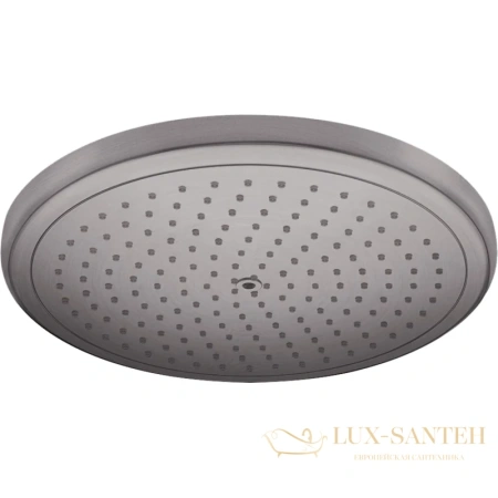 верхний душ hansgrohe croma 280 26220340 шлифованный черный хром