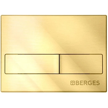 кнопка berges line 040019 для инсталляции novum l9, золото