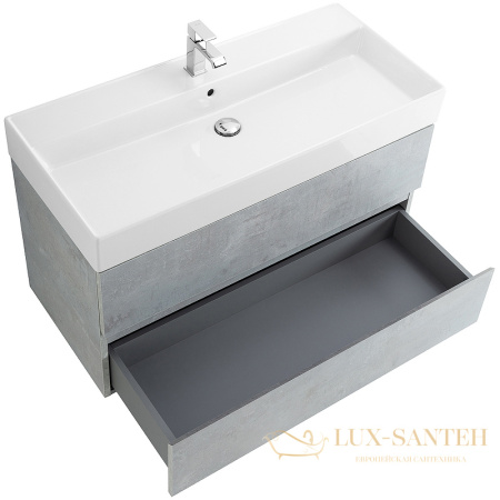 тумба под раковину cezares molveno 46 molveno 46-100-2c-so-bet 100 см подвесная, beton
