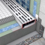 декоративная решетка tece tecedrainline «basic» 601210 1200 мм, глянец
