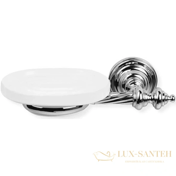 мыльница стеклянная stil haus regal rg09(08) настенная, хром