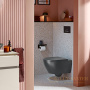 унитаз подвесной villeroy&boch subway 2.0, 5614r0i4, graphite ceramicplus, directflush, графит матовый  