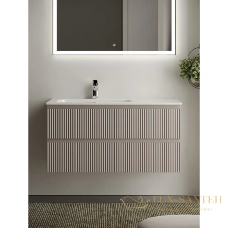 тумба sancos snob r snr100lsm 99,5 см, серый матовый