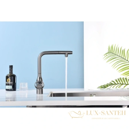 смеситель paulmark urban ur213104-b для кухни с подключением к фильтру, беретта