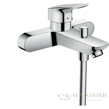 смеситель для ванны hansgrohe logis 71430000, хром