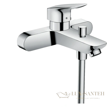 смеситель для ванны hansgrohe logis 71430000, хром