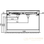 тумба jacob delafon odeon rive gauche eb2535-r5-e10 120 см, квебекский дуб
