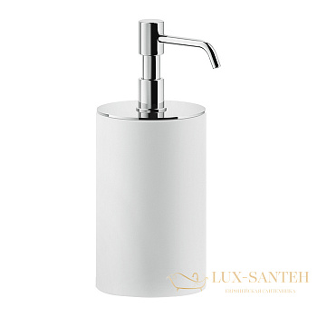 дозатор gessi rilievo 59537.031 настольный, хром/белый