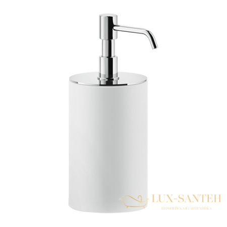 дозатор gessi rilievo 59537.031 настольный, хром/белый