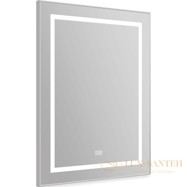 зеркало belbagno kraft spc-kraft-685-885-tch-warm 68.5 см с подсветкой, с подогревом, с сенсорным выключателем, серый