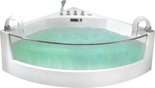 акриловая ванна gemy g9080, цвет белый