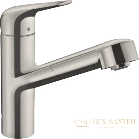 смеситель для кухни hansgrohe focus m42 71814800 сталь