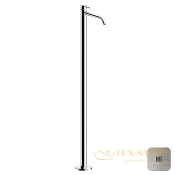 смеситель для раковины напольный almar freestanding e214007.nb, никель брашированный