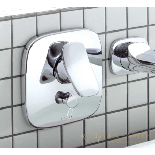 смеситель kludi ambienta 536500575 для ванны, хром