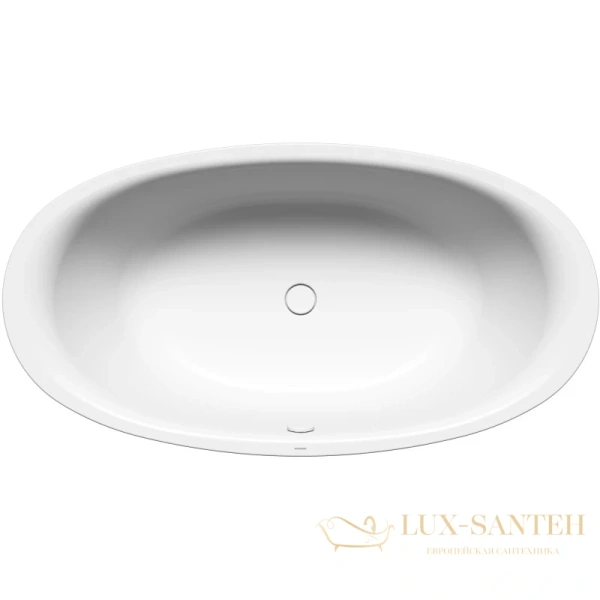 стальная ванна kaldewei ellipso duo oval 286200013001 232 190х100 см с покрытием easy-clean, альпийский белый 