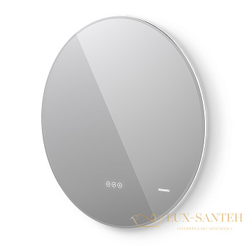 зеркало, decor walther, reflect 90 led, 0124900, с подсветкой и функцией антизапотевания, сенсорное