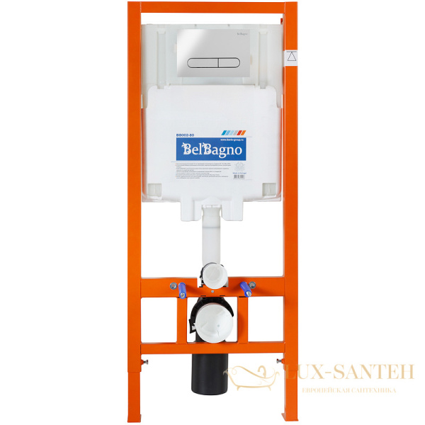 инсталляция belbagno bb002-80/bb005-pr-chrome с клавишей смыва, хром глянцевый