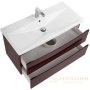 тумба под раковину belbagno marino-cer marino-cer-800-2c-so-brdl-p 80 см подвесная, bordo lucido