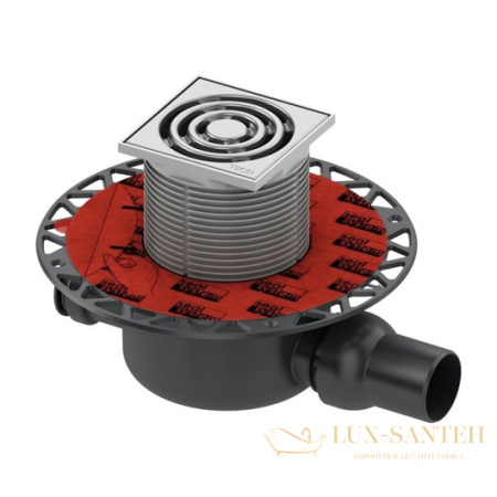 трап с «сухим» затвором tece tecedrainpoint s kdp-s110 с решеткой