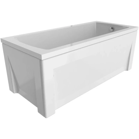 акриловая ванна timo ritta ritta1670 160x70 см, белый