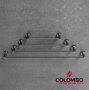 полотенцедержатель colombo design plus w4909.gm 33,5 см, графит шлифованный