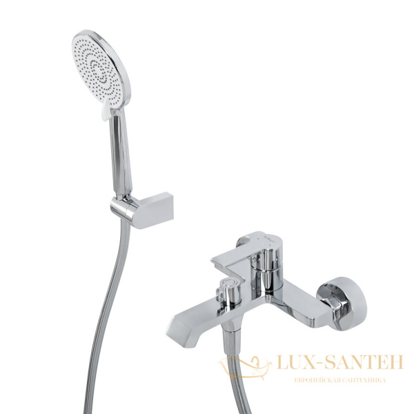 смеситель для ванны belbagno aurora-vasm-crm, с ручным душем, хром глянцевый глянцевый 