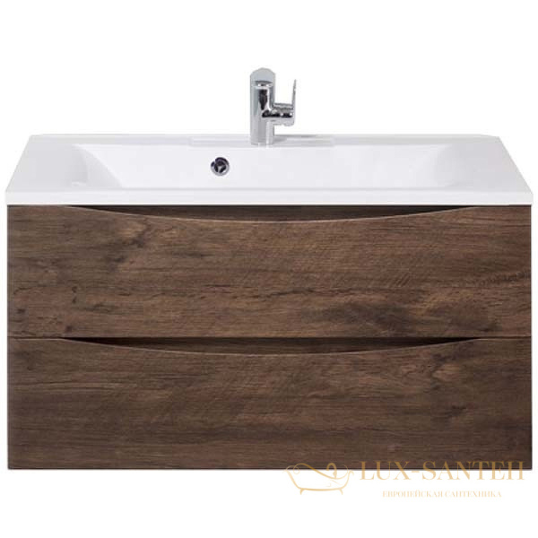 тумба под раковину belbagno marino marino-900-2c-so-rw-p 90 см подвесная, rovere moro