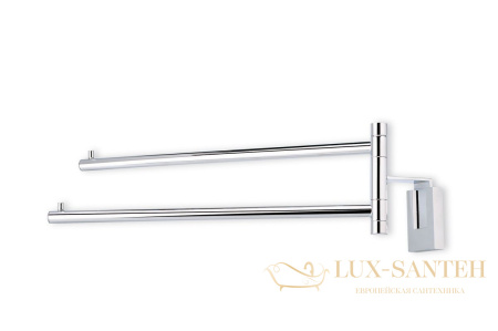 полотенцедержатель двойной stil haus quid q16(08) поворотный, хром