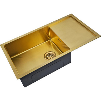 кухонная мойка zorg bronze szr-7844 bronze, бронза