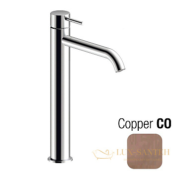 смеситель для раковины 305h мм almar mixers e214002.co, без донного клапана, медь брашированная pvd