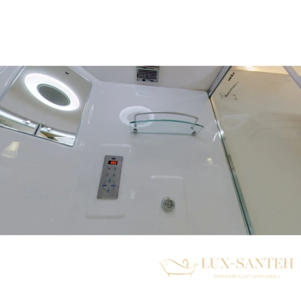 душевая кабина timo lux t-7701 100x100x225 см, стекло прозрачное