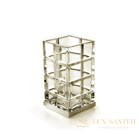 стакан для зубных щеток настольный 3sc palace, pa03aamgd, желтый хрусталь/золото