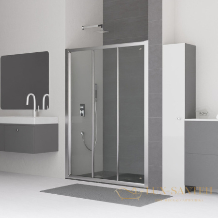 душевая дверь rgw classic 04091108-51 cl-11 80, профиль хром, стекло шиншилла