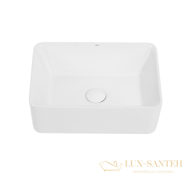 раковина накладная abber rechteck ac2212, 48,5х37,5 см, 