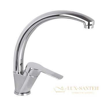 смеситель для кухни serie 4 fima carlo frattini kitchen, f3797/2cr, поворотный излив, хром