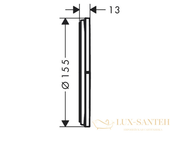 переключатель потоков hansgrohe showerselect comfort s 15558700, на 3 выхода, белый матовый