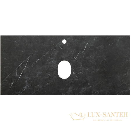 столешница под раковину belbagno kep-100-mno 100 см, marmo nero opaco