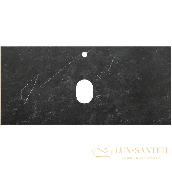 столешница под раковину belbagno kep-90-mno 90 см, marmo nero opaco