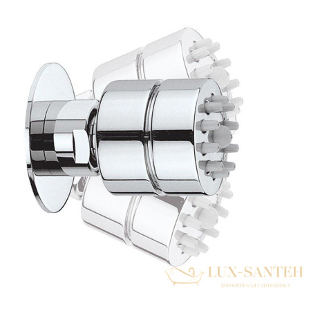 форсунка боковая поворотная, массажная струя, для душа bossini tondo gom i00137.030, хром