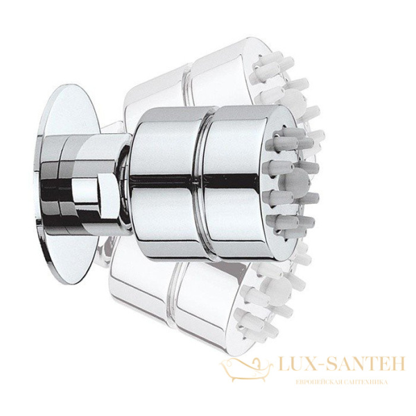 форсунка боковая поворотная, массажная струя, для душа bossini tondo gom i00137.030, хром