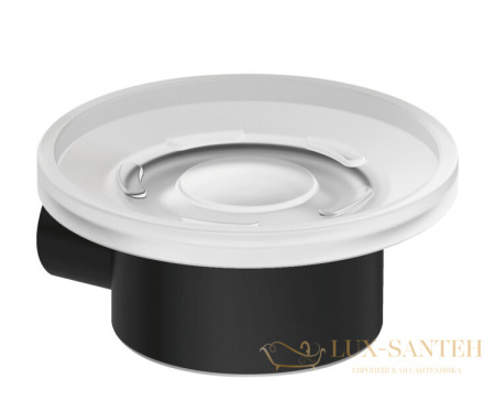 мыльница подвесная kludi vela r, 5898539, черный матовый